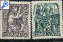 фото почтовой марки: Чехословакия 1949 год Михель 597-598