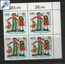 фото почтовой марки: Квартблок Германия 1992 год Дети 21