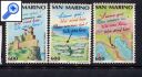 фото почтовой марки: Сан Марино 1990 год Михель 1435-1437
