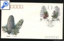 фото почтовой марки: Тайвань Коллекция Конверт Шишки 2