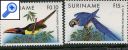фото почтовой марки: Суринам Птицы Коллекция 1991 год Михель 1356-1357