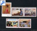 фото почтовой марки: Живопись Французская Полинезия 1970 год Михель 121-125