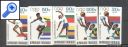фото почтовой марки: Летняя Олимпиада Того Беззубцовая серия Михель 930-934