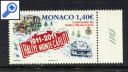 фото почтовой марки: Монако Гоночный Автомобиль 2011 год Михель