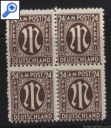 фото почтовой марки: Второй Рейх 1918-1920 годы 24 pf Квартблок
