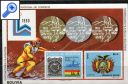 фото почтовой марки: Боливия Зимняя Олимпиада 1980 год Михель Bl 102-103
