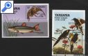 фото почтовой марки: Танзания 1990 год Михель 634-643 Фауна