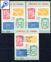 фото почтовой марки: Космос 1962 год Панама Михель 633-636 Надпечатка