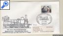 фото почтовой марки: 150 лет Немецкой Железной Дороги FDC's Германия Большая Коллекци 106