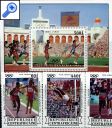 фото почтовой марки: Центральная Африка Летняя Олимпиада 1984 год Михель