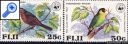 фото почтовой марки: Птицы Коллекция Фиджи 1979 год Михель 389-390