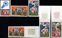 фото почтовой марки: Скауты 1967 год Нигер Михель 160-162 Зубцовая Беззубцовая Проба