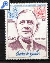 фото почтовой марки: ТААФ Шарль де Голль