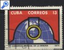 фото почтовой марки: Куба 1974 год Коллекция Гашеные 29 Конгресс V111