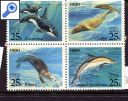 фото почтовой марки: СССР Дельфин 1990 год № 6186-6189