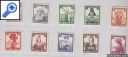 фото почтовой марки: Национальные костюмы Германии 1935 год Михель 588-597