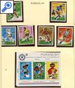 фото почтовой марки: Чемпионат мира по футболу Парагвай ПРОБА