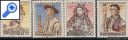 фото почтовой марки: Чехословакия 1955 год Михель 921-924 Костюмы