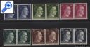 фото почтовой марки: Диктатор 1941 год Набор Сцепки по 2 марки