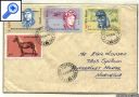 фото почтовой марки: Румыния 1988-1989 годы Конверт Спецгашение