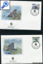 фото почтовой марки: Фауна WWF, FDC's Комплект
