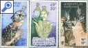 фото почтовой марки: Лаос 1955 год Михель 43-48