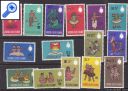 фото почтовой марки: Колонии Великобритании Гилберт и Элисс 1965 год Аборигены