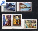 фото почтовой марки: Живопись Французская Полинезия 1971 год Михель 145-149