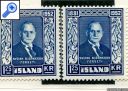 фото почтовой марки: Исландия 1952 год Михель 281-284