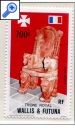 фото почтовой марки: Уоллис и Футуна Королевский Трон 1988 год Михель 564