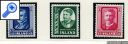 фото почтовой марки: Исландия 1954 год Михель 293-295