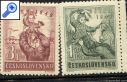 фото почтовой марки: Чехословакия 1949 год Михель 601-602
