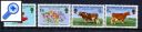 фото почтовой марки: Гвернси Коровы 1970 год Михель 31-34