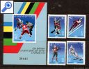 фото почтовой марки: Зимняя Олимпиада Болгария 1984 год Михель 3247-3251