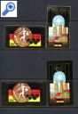 фото почтовой марки: Камбоджа Летняя Олимпиада 1972 год Михель 351-352 Зубцовая Беззубцовая серии Золотая Фольга