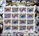фото почтовой марки: Остров Вознесения Ангельская Рыба 2007 год Михель