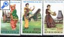 фото почтовой марки: Национальные Костюмы Индонезия 1982 Михель 1372-1375