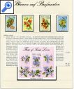 фото почтовой марки: Цветы Коллекция B