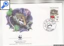 фото почтовой марки: Конверт WWF Фауна Чешская Республика 1996 год