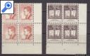 фото почтовой марки: Чехословакия 1953 год Михель 788-789 Квартблоки