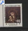 фото почтовой марки: Живопись Коллекция 24 Чили 1994 год