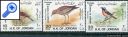 фото почтовой марки: Птицы Коллекция Иордания 1988 год Михель 1395-1400
