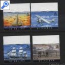 фото почтовой марки: Корабли Остров Святой Елены 2007 год с полями