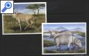 фото почтовой марки: Конго 2000 год Фауна Африки Три блока