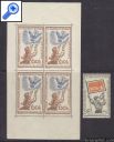 фото почтовой марки: Чехословакия 1957 год Михель1028-1029