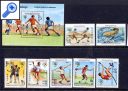 фото почтовой марки: Камбоджа Летняя Олимпиада 1983 год Михель 454-461