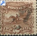 фото почтовой марки: США 1857 год Михель 27