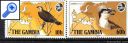 фото почтовой марки: Птицы Коллекция Гамбия 1983 год Михель 470-472