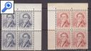 фото почтовой марки: Чехословакия 1952  год Михель 706-707  Квартблоки