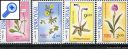 фото почтовой марки: Фареры 1988 год Михель 162-166 Цветы
